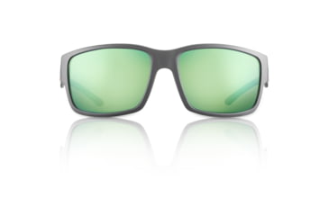 Image of Redfin Polarized Sanibel Sunglasses, Matte Gray Frame, Seagrass Polarized Lens, One Size, 1410