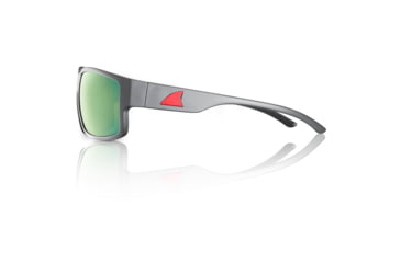 Image of Redfin Polarized Sanibel Sunglasses, Matte Gray Frame, Seagrass Polarized Lens, One Size, 1410