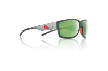Image of Redfin Polarized Sanibel Sunglasses, Matte Gray Frame, Seagrass Polarized Lens, One Size, 1410