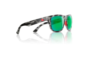Image of Redfin Polarized Tybee Sunglasses, Black Tortoise Frame, Mangrove Green Polarized Lens, One Size, 1106