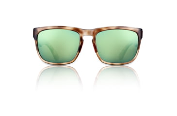 Image of Redfin Polarized Tybee Sunglasses, Golden Tortoise Frame, Seagrass Polarized Lens, One Size, 1101