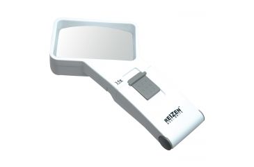 Image of Reizen 3.5x Illuminated Pocket Magnifier Loupe, White R6979