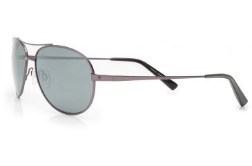 Image of Reptile Sun Madagascar Sunglasses, Dark Gray Frame, Titanium Black/Poly Lens, Polarized, MADBDG