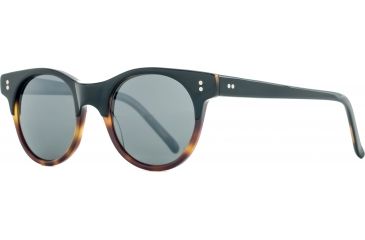 Image of Reptile Sun Plateau Sunglasses, Black Savana Frame, Titanium Black/Glass Lens, Polarized, PLABBS