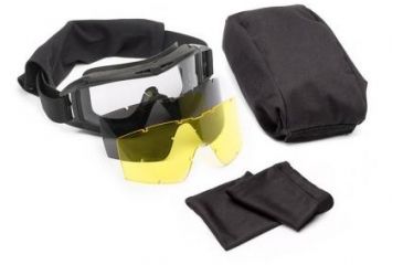 Image of Revision Desert Locust Deluxe US Military Goggle System, Black 4-0309-9500