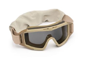 Image of Revision Eyewear Desert Locust Goggles Basic Kit - Smoke-Solar Lens, Tan - 403090511