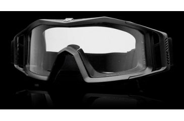 Image of Revision Eyewear WolfSpider Goggles - Black frame, Clear lens
