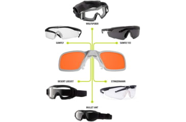 Image of Revision Rx Carrier Laser Optical Lens Carrier Kits, Lens FT-2, Frame Gray, 4-0439-9106