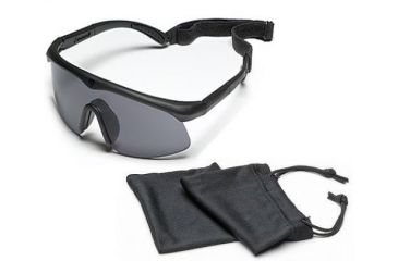 Image of Revision Sawfly Ballistic Eyeshield Basic Kit - Solar Lens, Small Black Frame 4-0076-0702