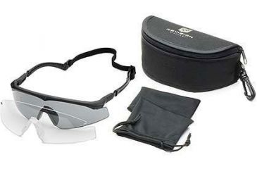 Image of Revision SawflyTX Max-Wrap Regular or Large Black Tactical Eyewear System