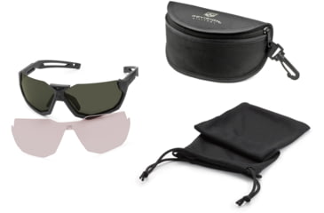 Image of Revision Slingshot Ballistic Two Lenses Sunglasses, Black Frame/Verso/Umbra Lenses, 4-0759-0005