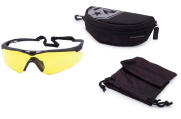 Image of Revision Stingerhawk Eyewear System Basic Kit Shooting Glasses, Regular, Yellow, 4-0152-0020