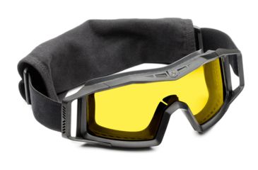 Image of Revision Wolfspider Goggle, Yellow Lens, Black Frame, 4-0307-0243