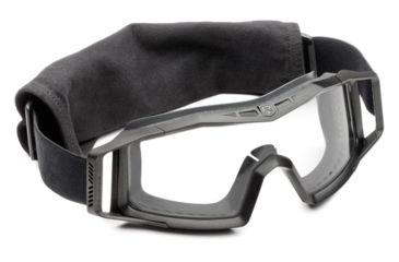 Image of Revision Wolfspider Goggle Deluxe Kit, Clear/Solar Yellow Lens, Black Frame, 4-0307-0235