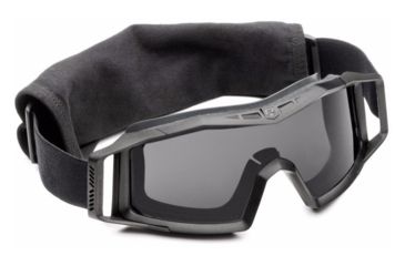 Image of Revision Wolfspider Goggle Deluxe Kit, Clear/Solar Yellow Lens, Black Frame, 4-0307-0235