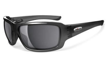 Image of Revo Bearing Black Ink Nylon Frame, Graphite Lens Sunglasses - RE4057-02