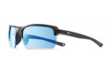 Image of Revo Crux C Single Vision Prescription Sunglasses, Black Frame, Polarized, RE 1021 01 BLSV