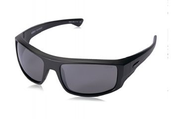 Image of Revo Dash Single Vision Prescription Sunglasses, Matte Black Frame, Polarized, RE 5006X 01 GYSV