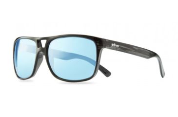 Image of Revo Holsby Sunglasses, Black Woodgrain Frame, Blue Water Lens, Polarized, RE 1019 01 GBL