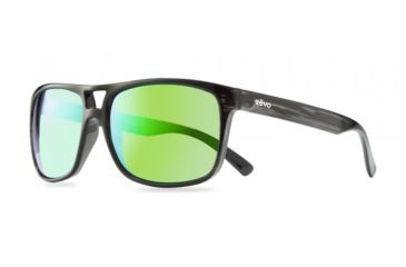 Image of Revo Holsby Sunglasses, Black Woodgrain Frame, Green Water Lens, Polarized, RE 1019 01 GN