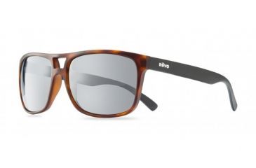 Image of Revo Holsby Sunglasses, Matte Dark Tortoise Frame, Graphite Lens, Polarized, RE 1019 02 GY