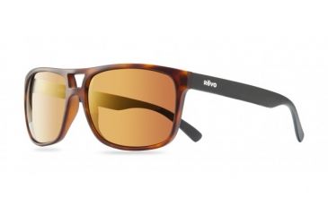 Image of Revo Holsby Sunglasses, Matte Dark Tortoise Frame, Open Road Lens, Polarized, RE 1019 02 OR