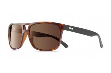Image of Revo Holsby Sunglasses, Matte Dark Tortoise Frame, Terra Lens, Polarized, RE 1019 02 GBR