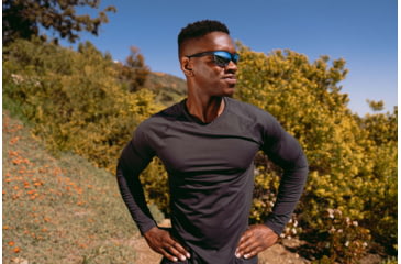 Image of Revo Jett Sunglasses - Men's, Matte Black/Blue Water Photochromic, Large, RE 1167 01 BLP