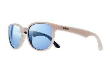 Image of Revo Kash Eyewear - Unisex - Sunglasses, Blush/Cream/Navy Frame, Blue Water Lens, Polarized, RE 1028 10 BL