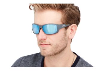 Image of Revo Maverick Single Vision Prescription Sunglasses, Crystal Grey Frame, Polarized, RE 1098 00 BLSV