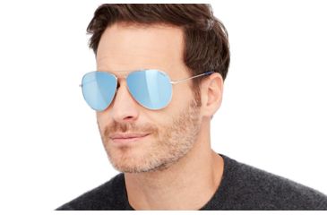 Image of Revo Spark Single Vision Prescription Sunglasses, Gunmetal Frame, Polarized, RE 1081 00 BLSV