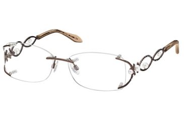 Image of Roberto Cavalli RC0695 Eyeglass Frames - Shiny Dark Brown Frame Color