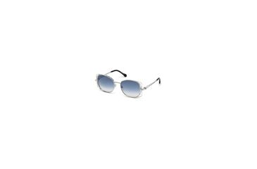 Image of Roberto Cavalli RC1031 Sunglasses - Shiny Palladium Frame Color, Blue Mirror Lens Color