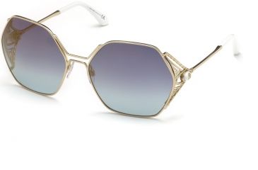 Image of Roberto Cavalli RC1056 Sunglasses - Gold Frame Color, Blu Mirror Lens Color