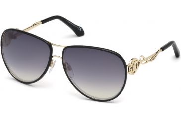 Image of Roberto Cavalli RC1067 Sunglasses - Gold Frame Color, Smoke Mirror Lens Color