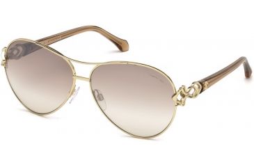 Image of Roberto Cavalli RC1078 Sunglasses - Gold Frame Color, Brown Mirror Lens Color