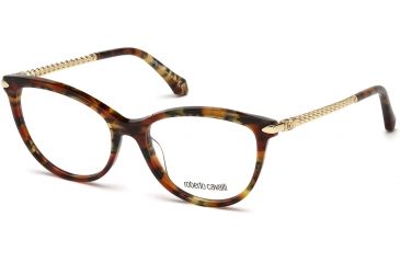 Image of Roberto Cavalli RC5045 Eyeglass Frames - Coloured Havana Frame Color