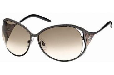 Image of Roberto Cavalli RC574S Sunglasses - Shiny Gunmetal Frame Color, Gradient Brown Lens Color