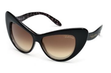 Image of Roberto Cavalli RC737S Sunglasses - Black Frame Color, Roviex Mirror Lens Color