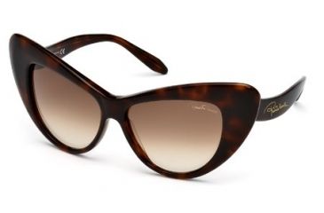 Image of Roberto Cavalli RC737S Sunglasses - Dark Havana Frame Color, Gradient Brown Lens Color