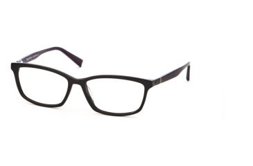 Image of Rough Justice RJ Buzz SERJ BUZZ00 Single Vision Prescription Eyeglasses - Black/brown/purple SERJ BUZZ005435 BK