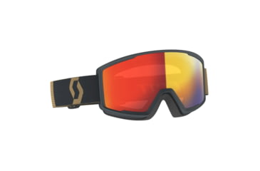 Image of SCOTT Factor Pro Goggle, Team Beige/Aspen Blue/Enhancer Red Chrome, 2835677066312