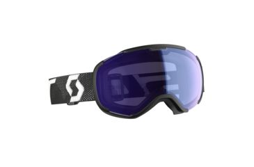 Image of SCOTT Faze II Goggle, Black/White Illuminator Blue Chrome, 2718161007342