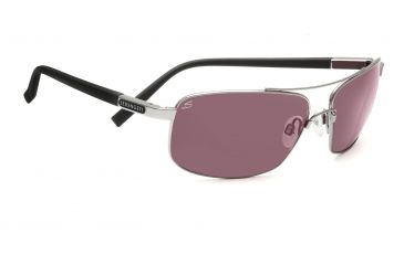 Image of Serengeti Modena Sunglasses - Gunmetal w/ Denim Tannery Frame, Drivers Polarized Lenses 7548