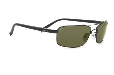 Image of Serengeti Pareto Sunglasses - Satin Black Frame, Polar PhD 555nm Lenses 7573