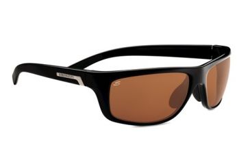 Image of Serengeti Assisi Sunglasses, Shiny Satin Black 7753RX