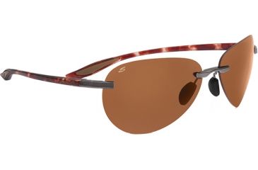 Image of Serengeti Azione Single Vision Rx Sunglasses Shiny Tortoise Frame 7536
