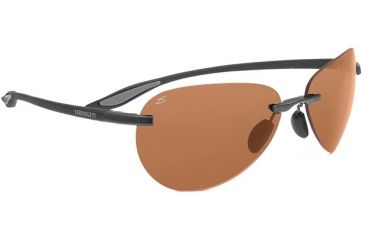Image of Serengeti Azione Single Vision Rx Sunglasses Velvet Hematite Frame 7534