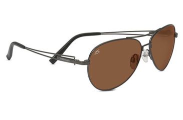 Image of Serengeti Brando Progressive Prescription Sunglasses, Shiny Dark Gunmetal Frame-7885PR
