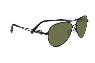 Image of Serengeti Brando Sunglasses, Satin Black, Polarized 555nm, 8455